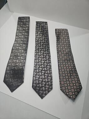 IV Front Neck Ties - Lot of 3 - 100% Handmade Silk